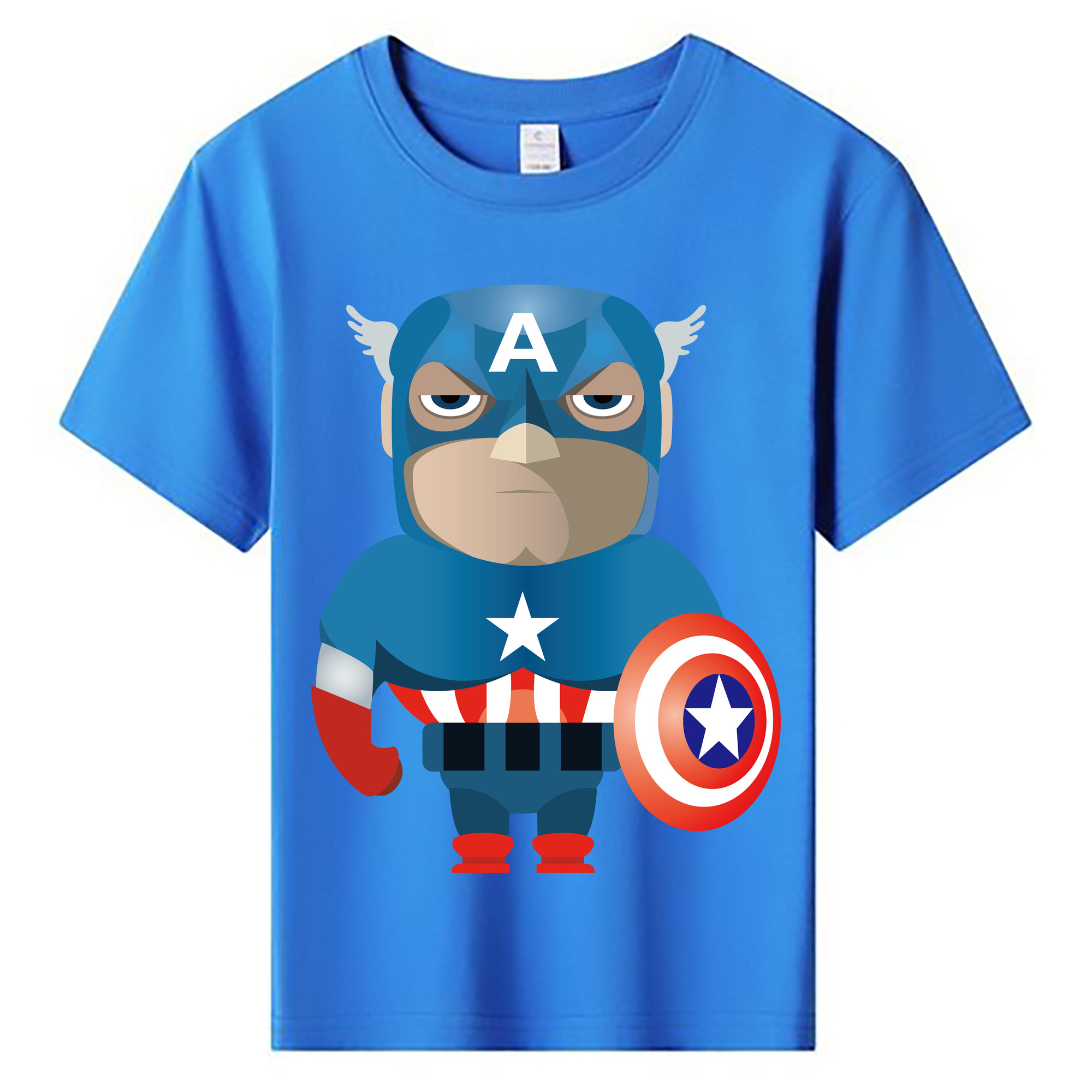 （画像用） アベンジャーズ The Avengers 綿100％キッズTシャツ（フロントプリント）